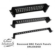 BNC Recessed Patch Panels - Unloaded